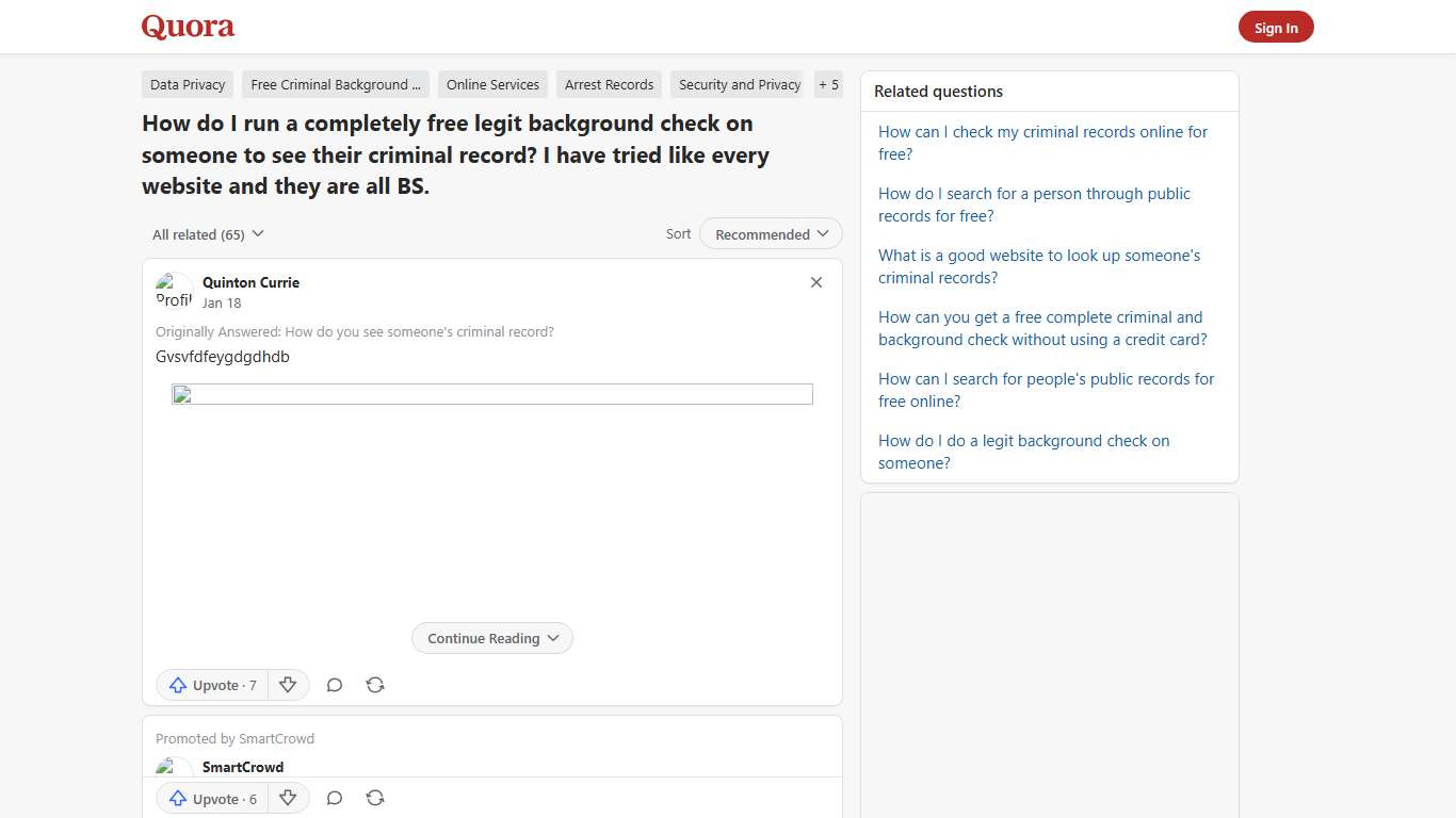 How to run a completely free legit background check on someone to see their criminal record - Quora